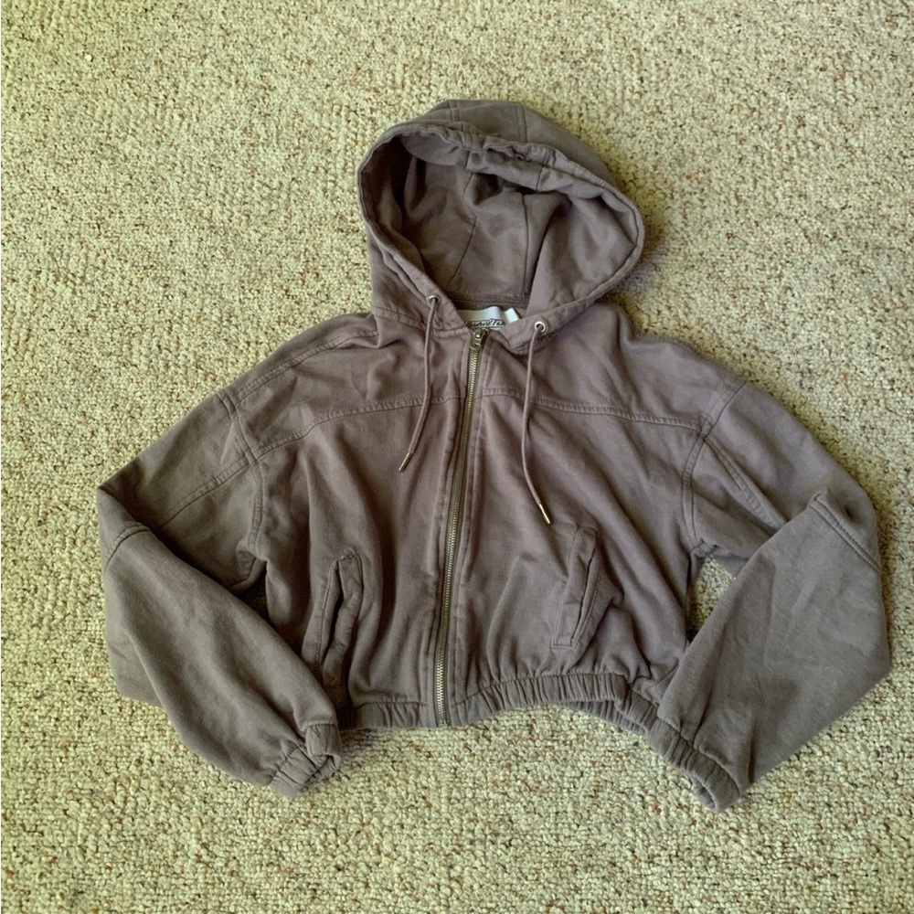 Brandy Melville Cropped Hoodie